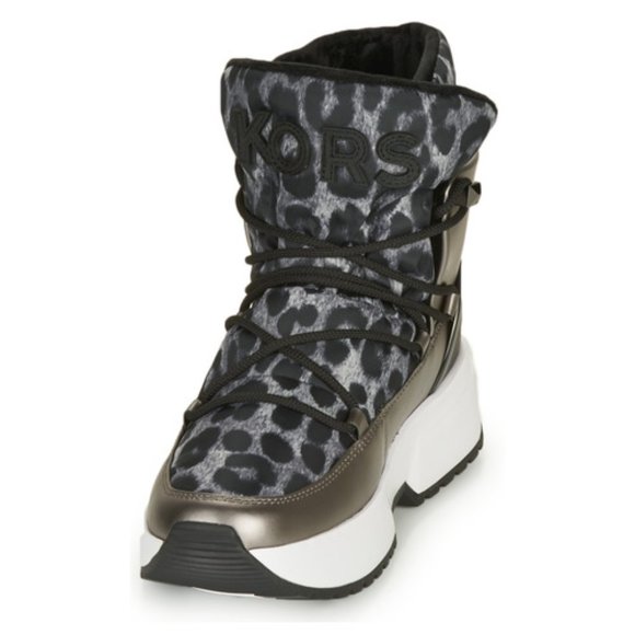 Michael Kors Cassia Cheetah-Print Nylon Boot - Picture 3 of 9